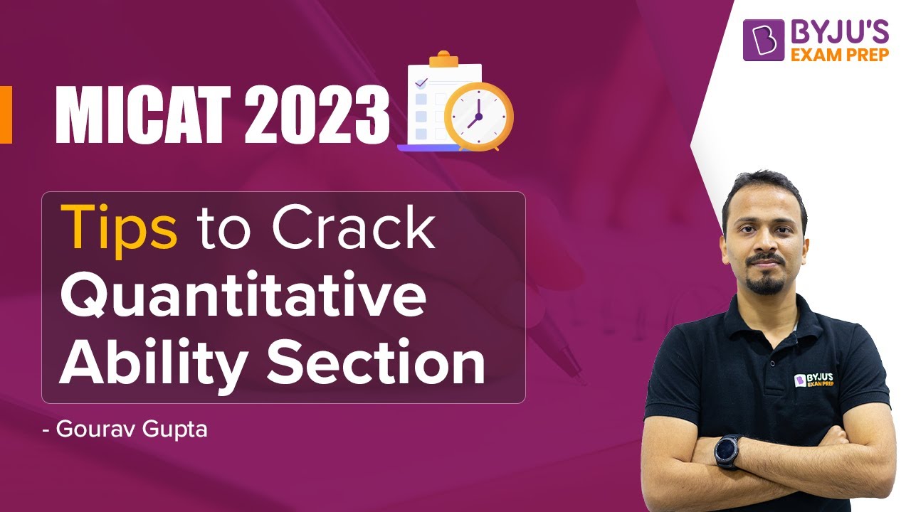MICAT 2023 Test 2 | Strategy to Ace MICAT Quantitative Ability Section #micat2023