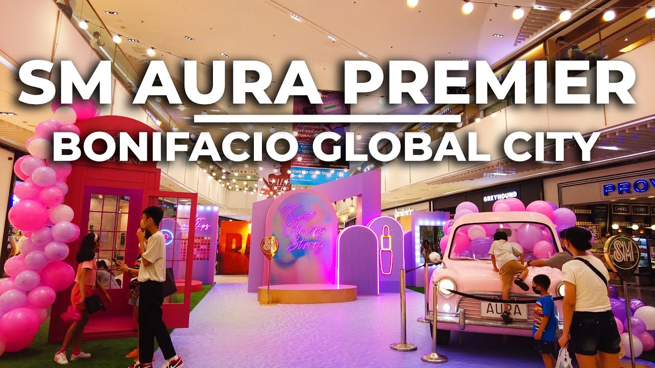 SM Aura Premier Walk tour 2022 | BGC Taguig | Metro Manila, PHILIPPINES | 4K
