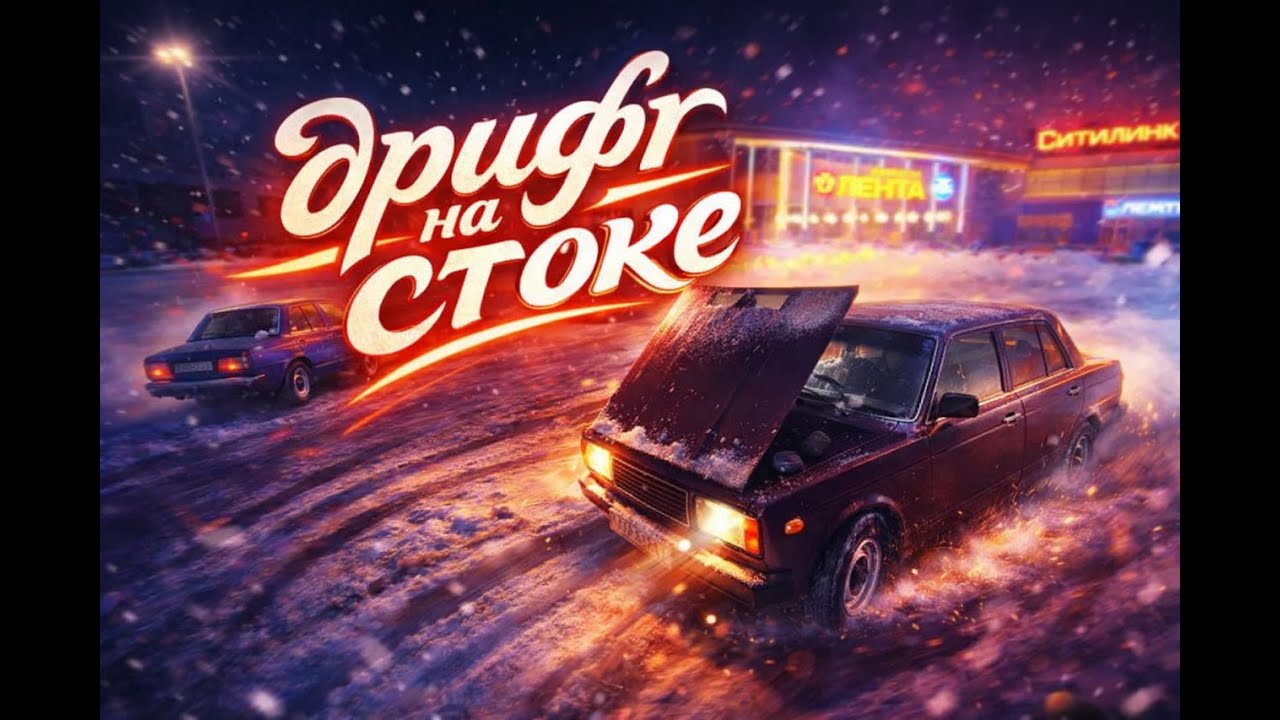 боком на стоке - зимний #жигадрифт за 40к