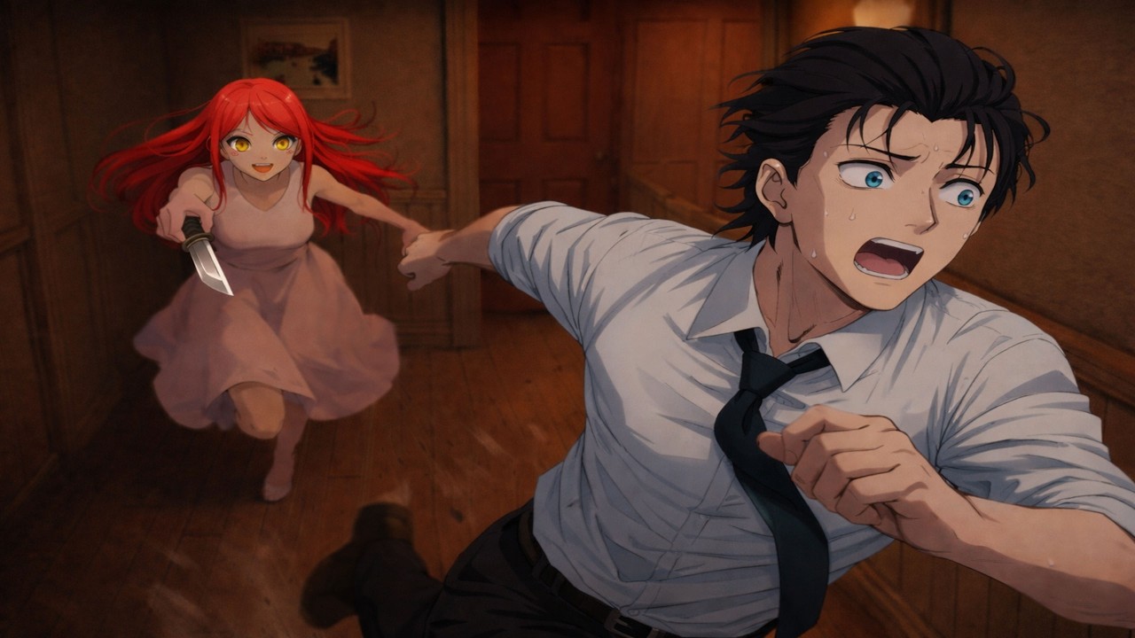 ЗА МНОЙ БЕГАЕТ ДЕВУШКА-Escape from Yandere