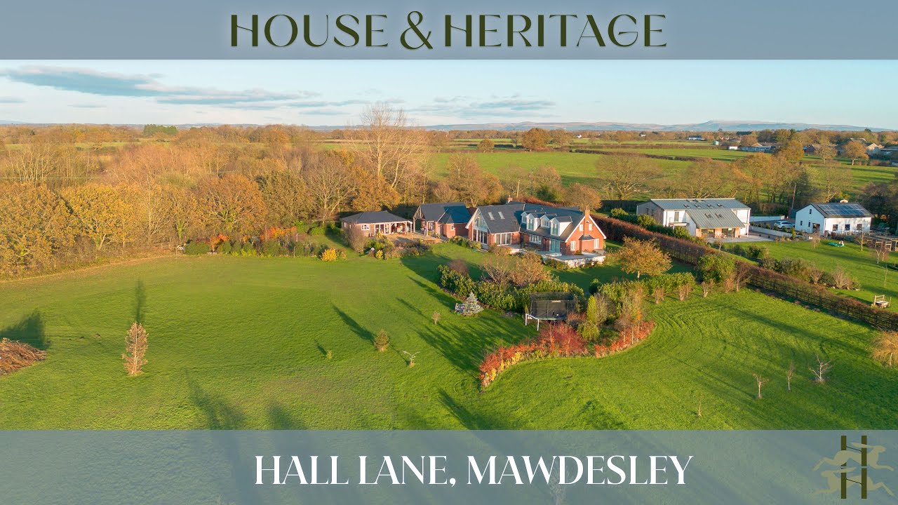 Hall Lane in Mawdesley, as presented by House & Heritage Estate Agents.