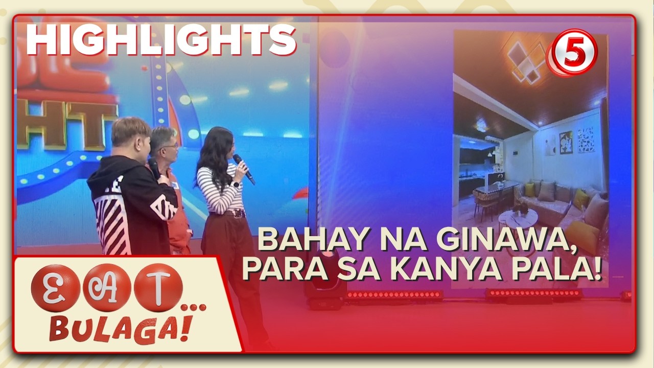 EAT BULAGA | Construction Worker, Nagulat&mdash;Para sa Kanya Pala ang Bahay na Ginawa Niya!