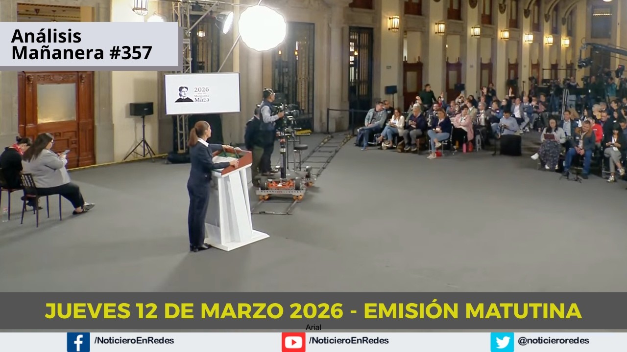 🔴 #EnVivo |  Conferencia Mañanera de la Presidenta Claudia Sheinbaum | Jueves 12 de Marzo 2026