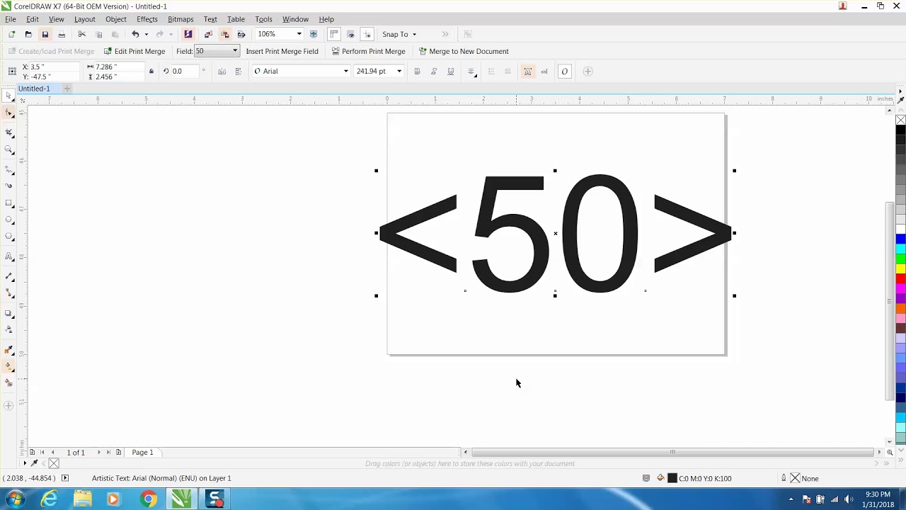 Corel Draw Tips & Tricks Print Merge Part 3