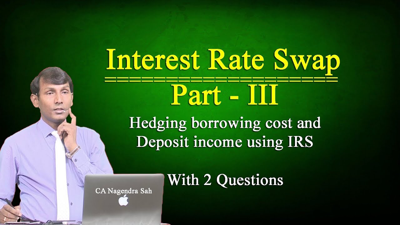 Hedging borrowing cost and Deposit income using interest rate swap !! CA Nagendra Sah
