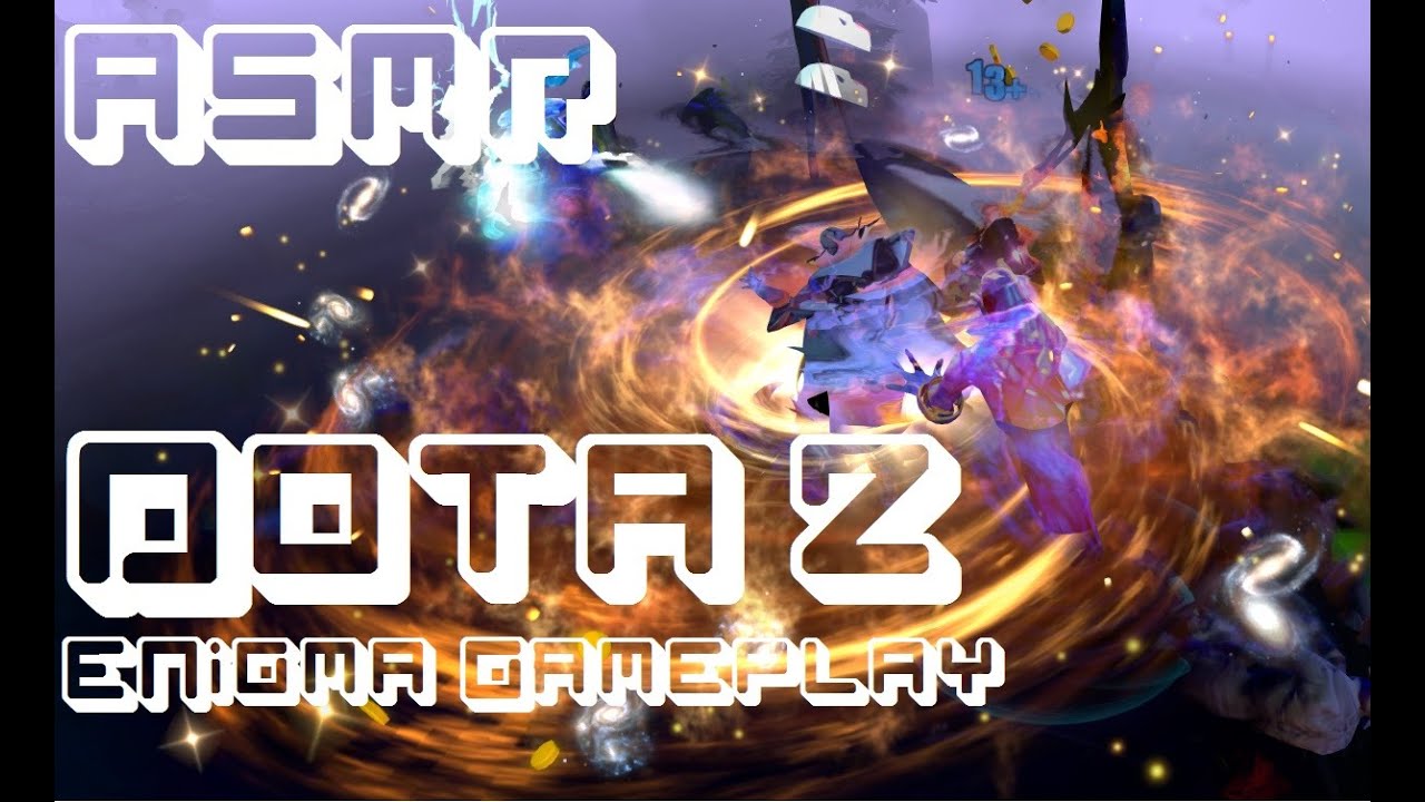 ASMR Dota 2 Gameplay Enigma *Whispering, Chewing Gum, Mouse Clicking*
