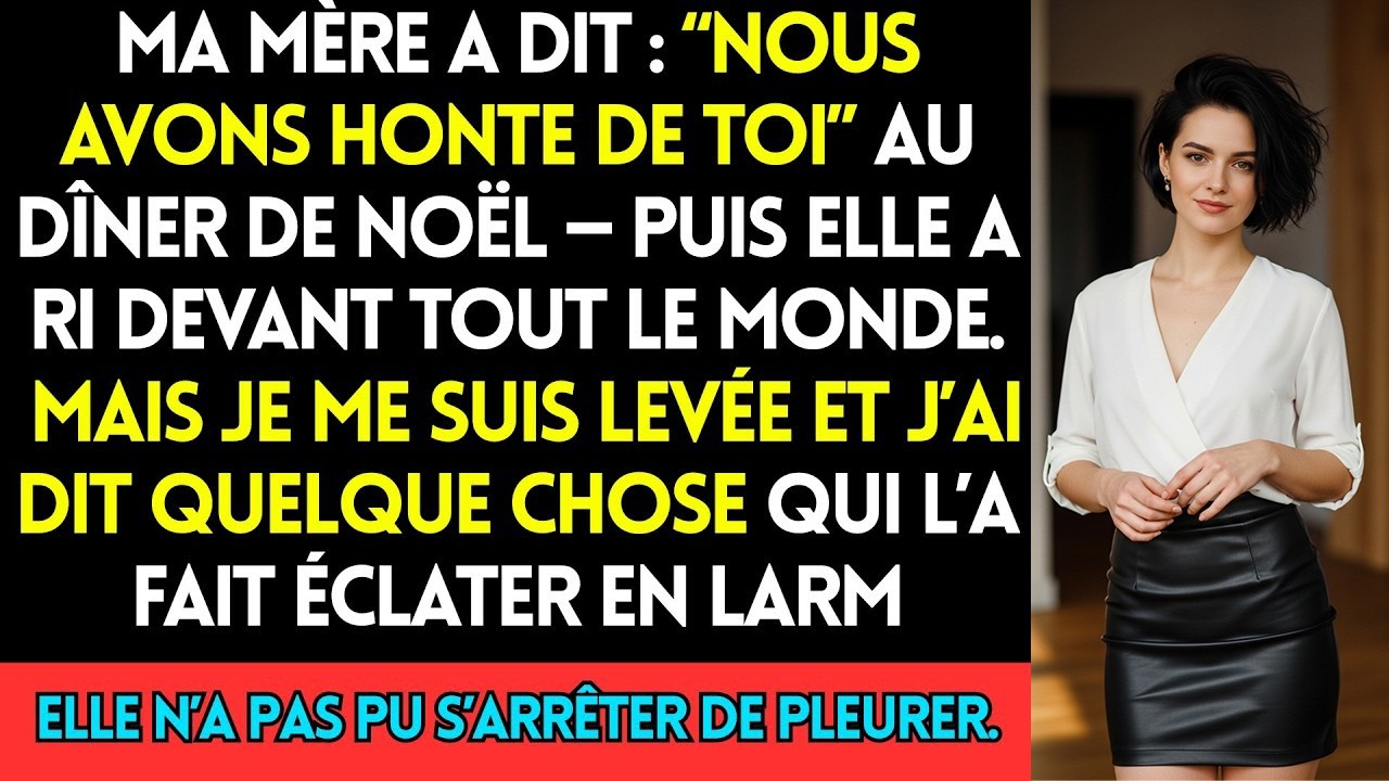 Ma Mère A Dit  “Nous Avons Honte De Toi” Au Dîner De Noël — Puis Elle A Ri Devant Tout Le Monde