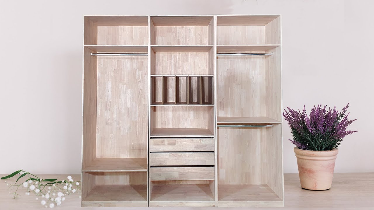원목 옷장 만들기 / How to build a closet