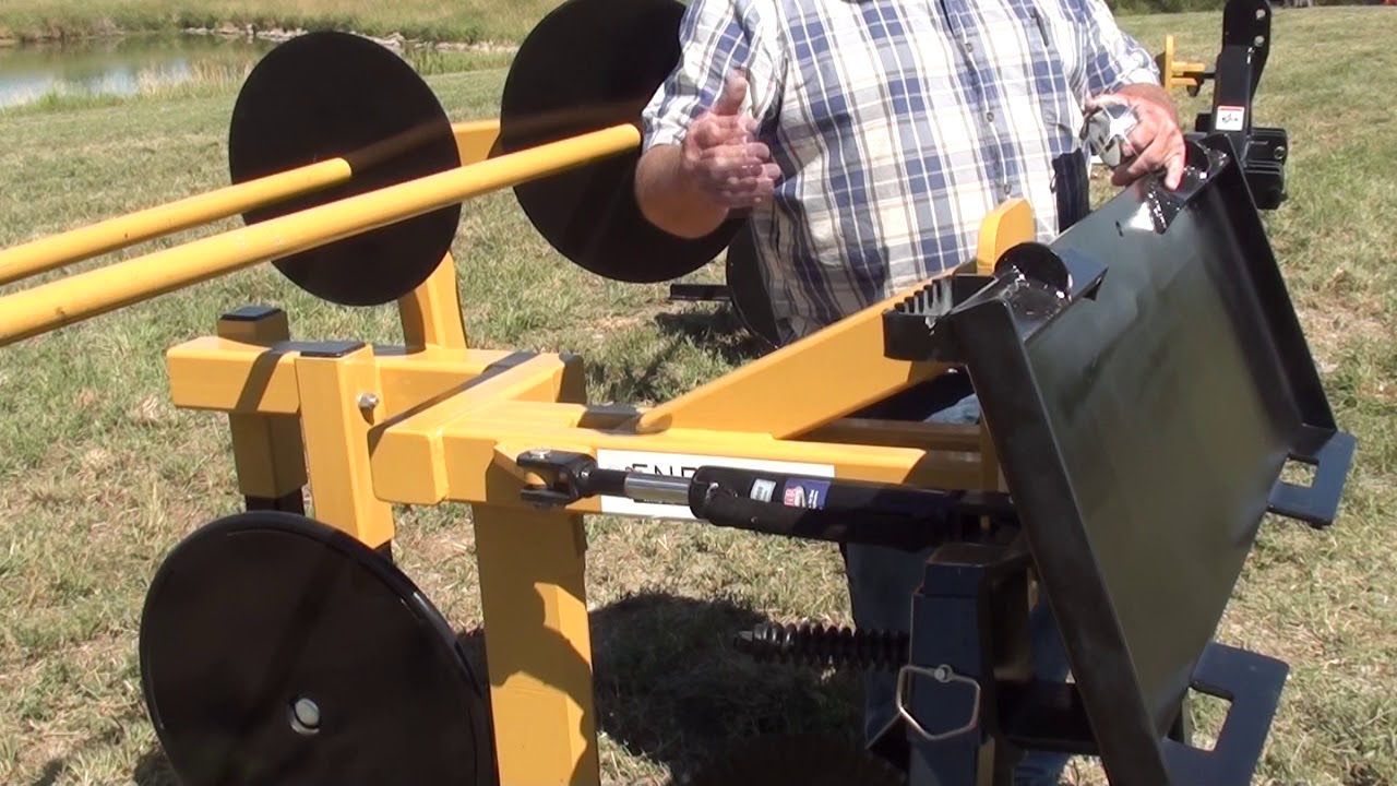 The Enfencer Wire Back Silt Fence Installer