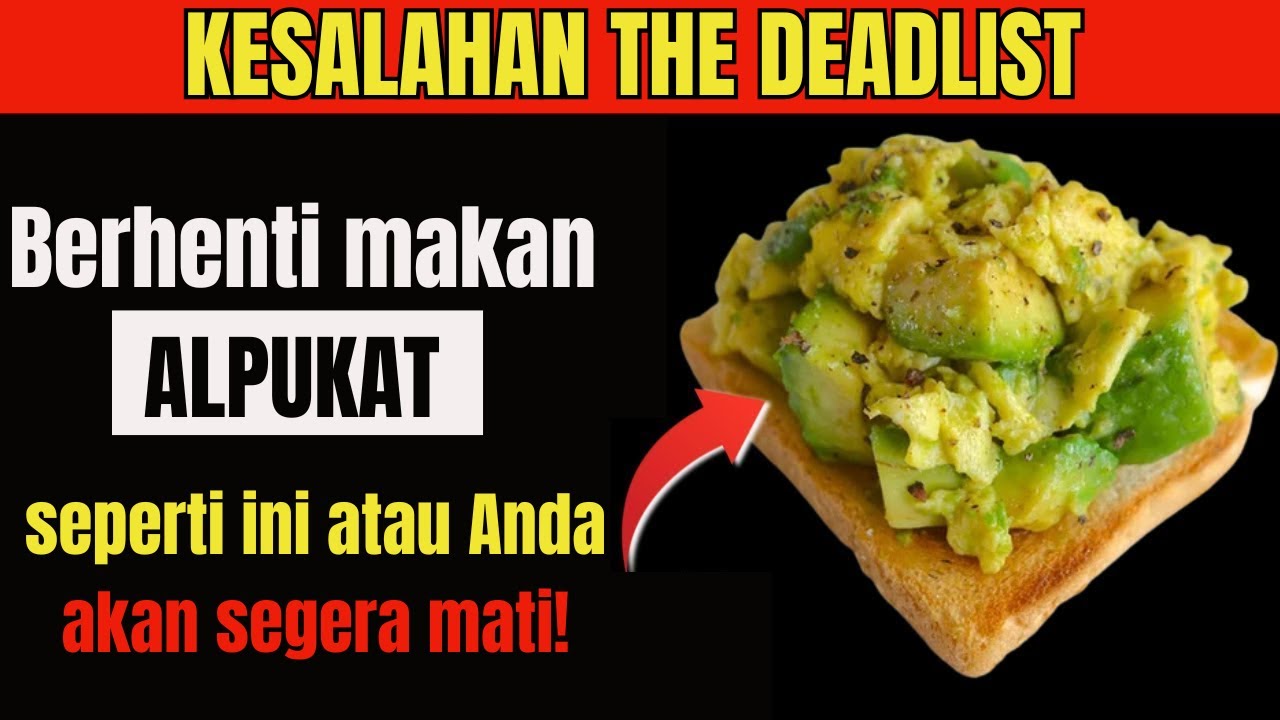 Makan ALPUKAT? Hindari 6 KESALAHAN Berbahaya INI | Kesalahan Alpukat yang HARUS Diketahui Lansia