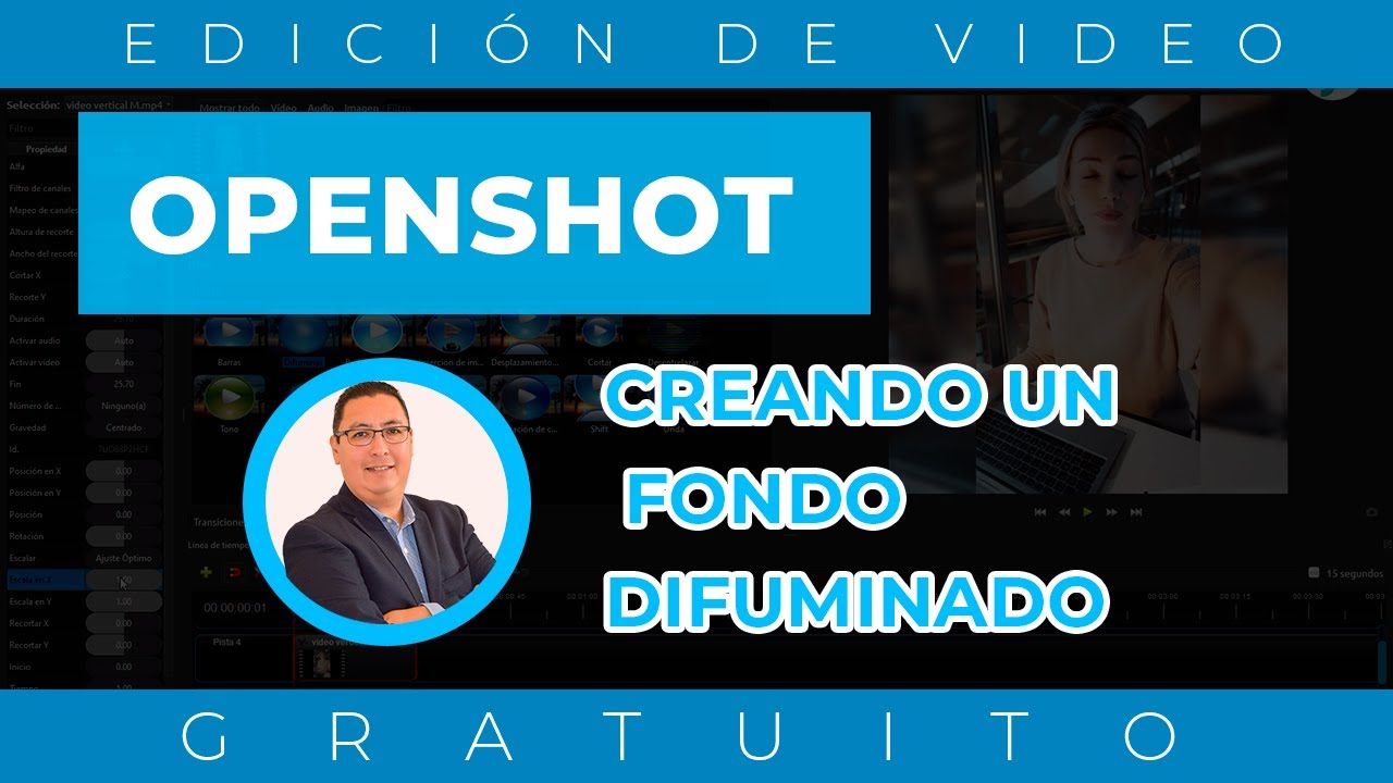 OpenShot Efecto Difuminado