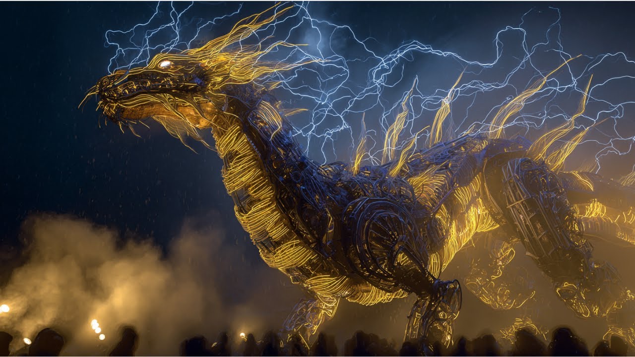 Electric Dragon Energy | Ambient Fantasy EDM (1 Hour Mythic Electronic Soundscape)
