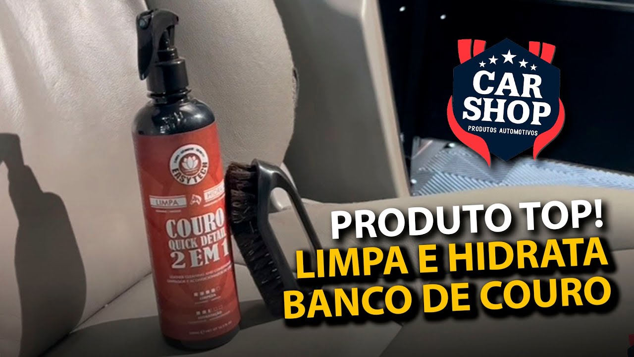 COMO LIMPAR E HIDRATAR BANCO DE COURO | MÉTODO PRÁTICO E RÁPIDO PARA FAZER EM CASA - PRODUTO 2 em 1