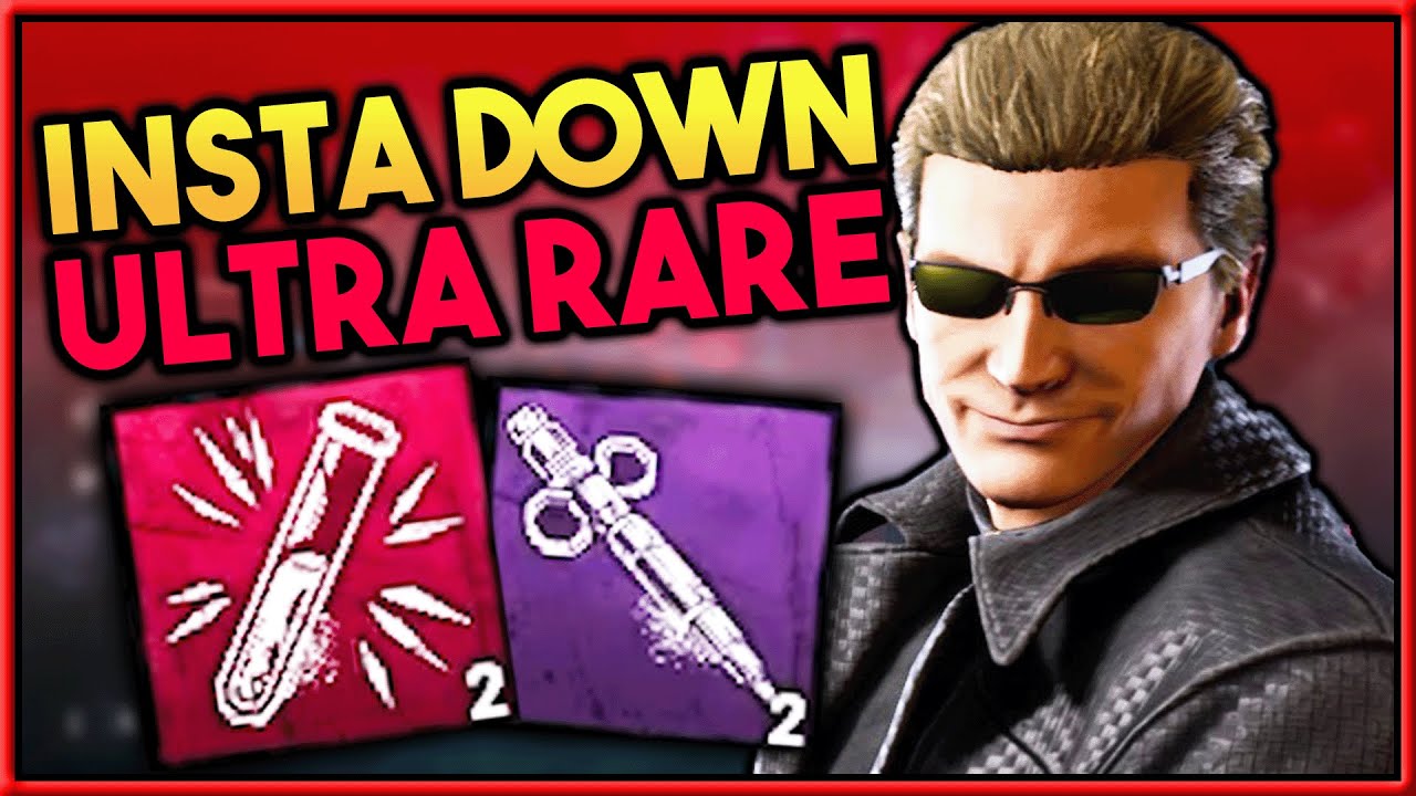 Insta Down Exposed Ultra Rare Addon Albert Wesker Gameplay: The Mastermind - Dead by Daylight (2022)