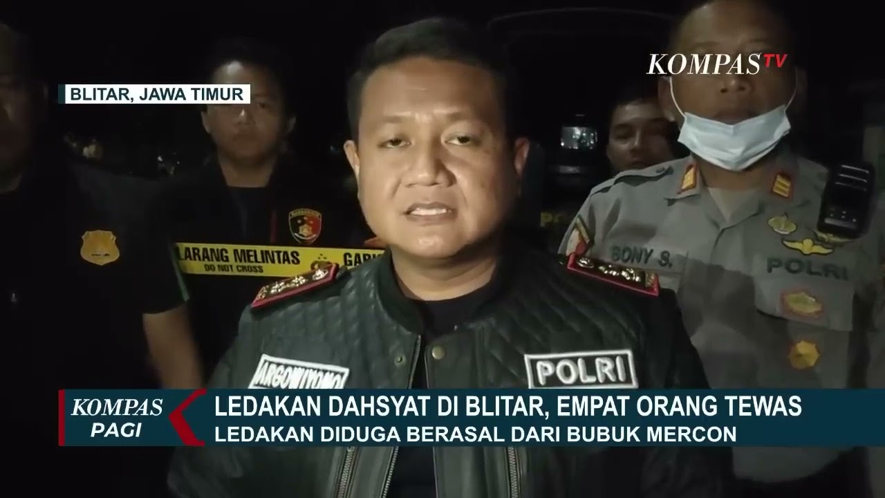 Ledakan Dahsyat di Blitar Diduga Akibat Bubuk Mercon, 4 Orang Tewas dan 6 Terluka!