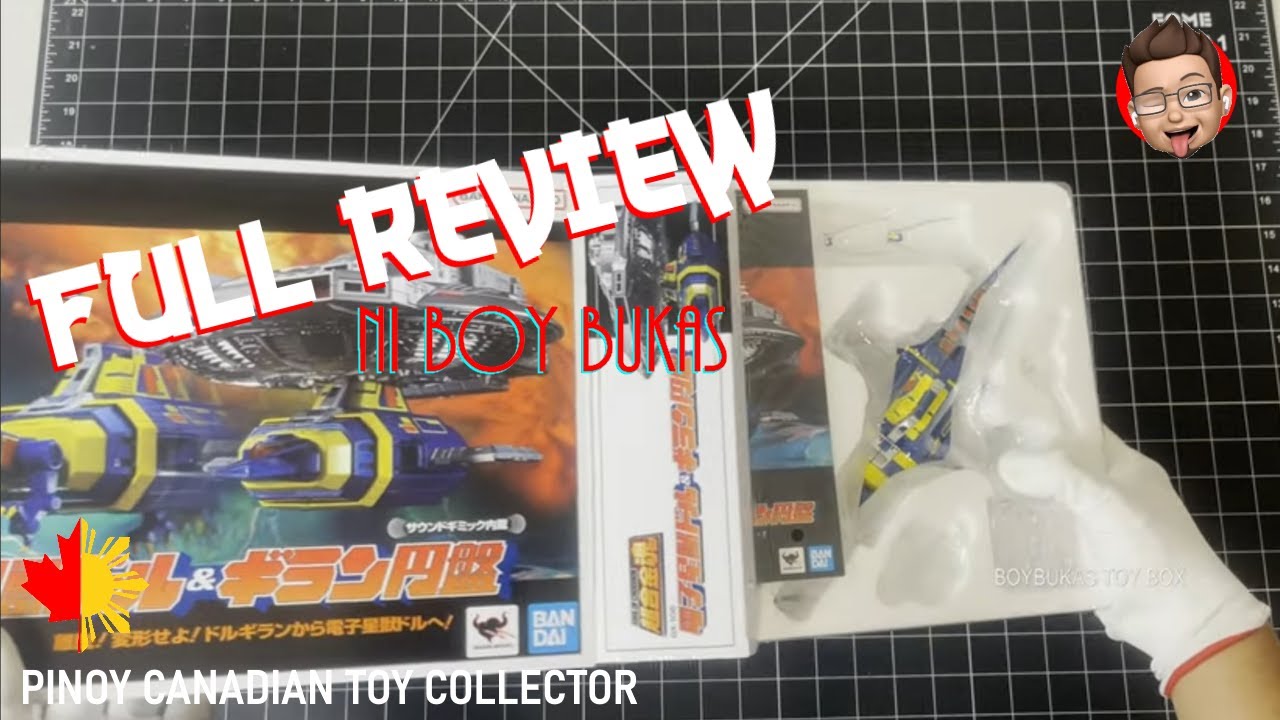 Soul of Chogokin GX-106 SPACE SHERIFF GAVAN: MECHANICAL DRAGON DOL & GIRAN DISC - FULL REVIEW