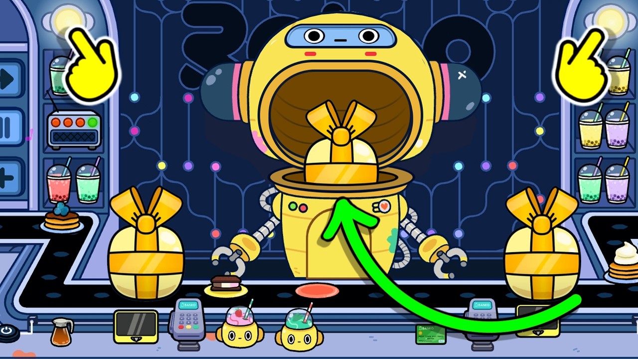 HACK THE ROBOT AND GET GIFTS! / TOCA BOCA / TOCA LISIA