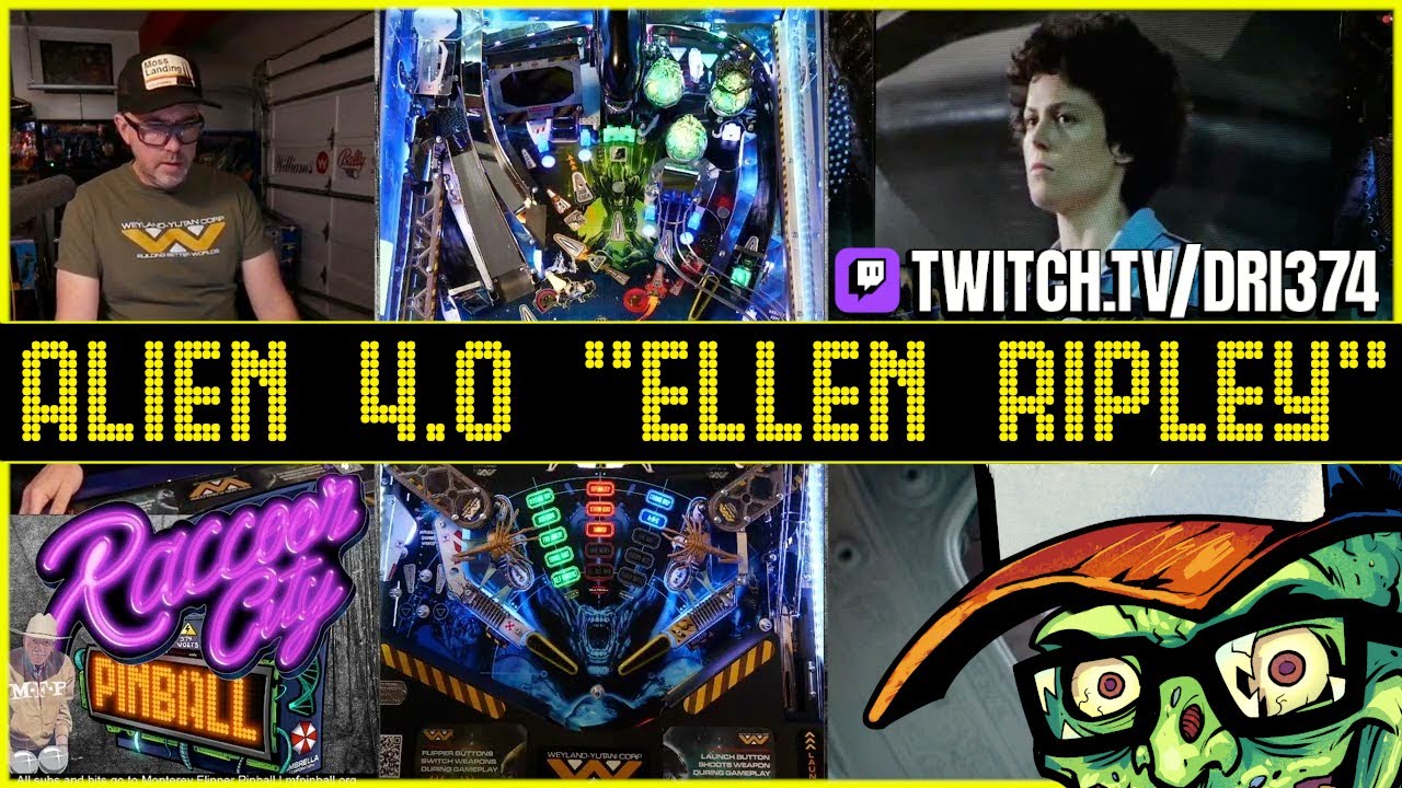 Pinball Brothers Alien LV: Version 4.0 First Flip! Streamed from Raccoon City Pinball.
