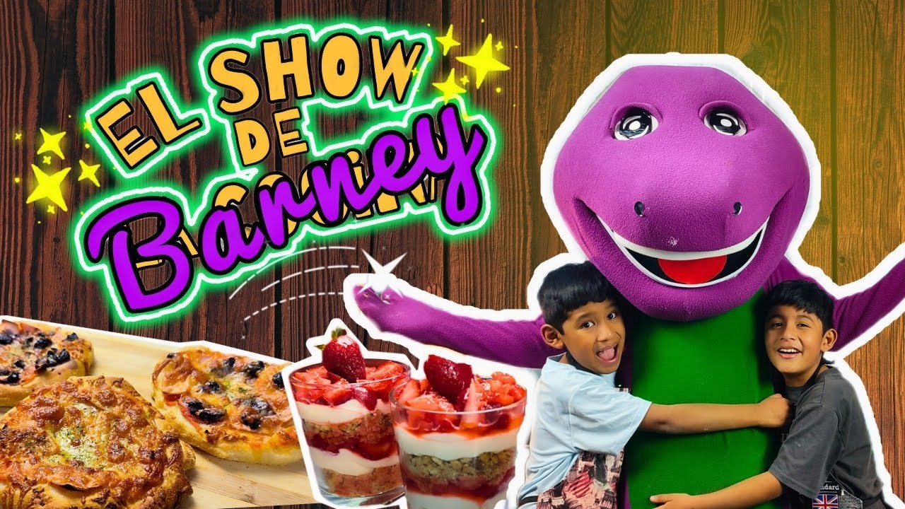 Mini pizzas 🍕 Vs Chessecake de fresa🍰 ft. Barney 🦖| El show de la cocina: T2E2