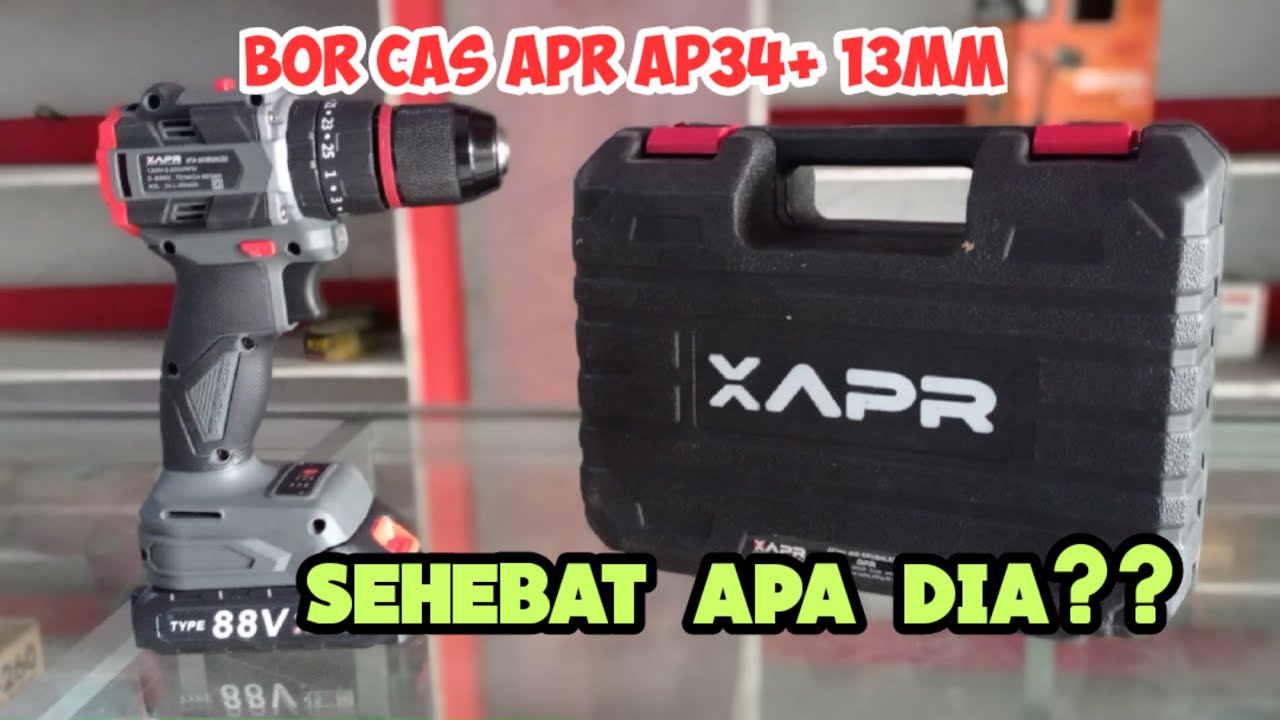 Review Mesin Bor APR AP 34+ 13mm Brushless