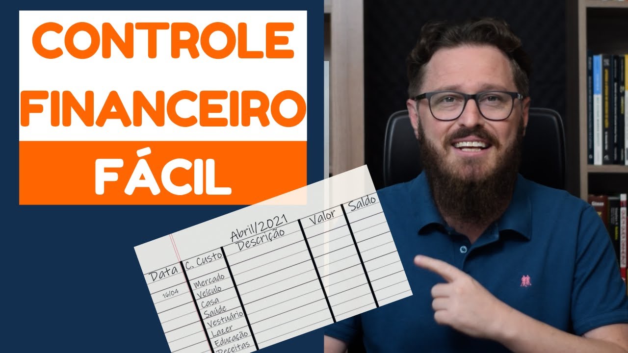 Como iniciar seu CONTROLE FINANCEIRO AGORA – Do Zero | Planilha no Caderno | Manual