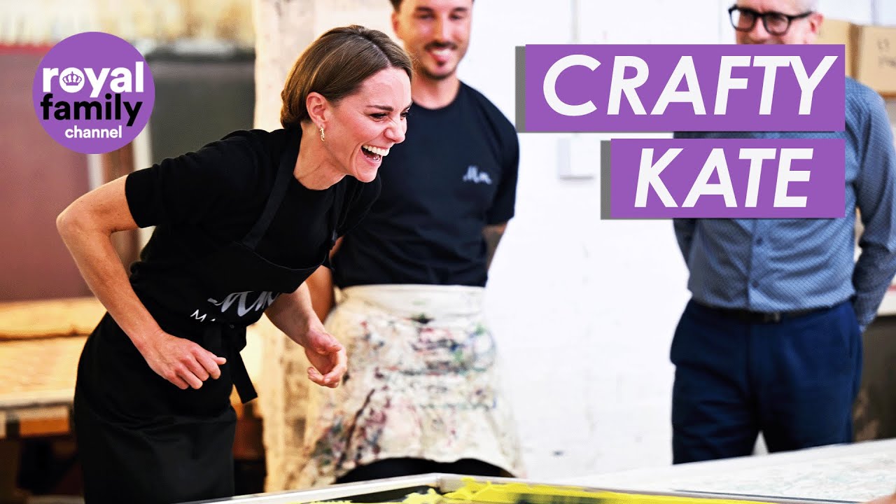 Princess Catherine Explores Textiles at Marina Mill in Kent