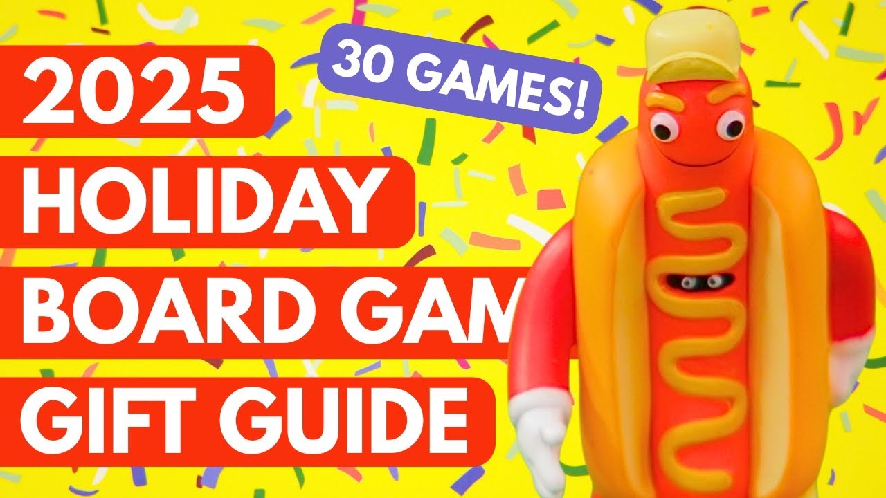 Holiday Board Game Gift Guide 2025  |  Best Gift Ideas for Families, New Gamers and More