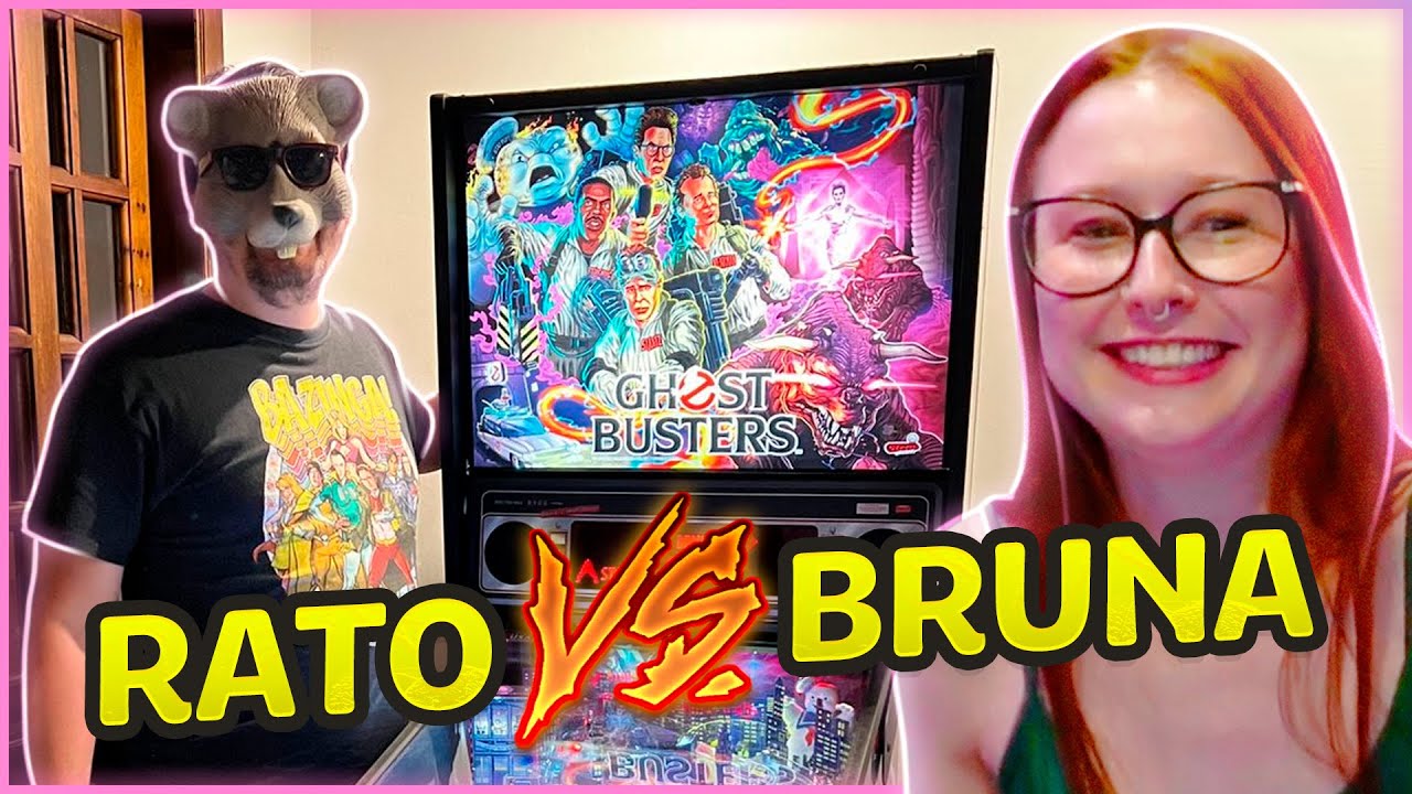 RATÃO VS BRUNA - QUÉM É MELHOR NO PINBALL? PT. 1