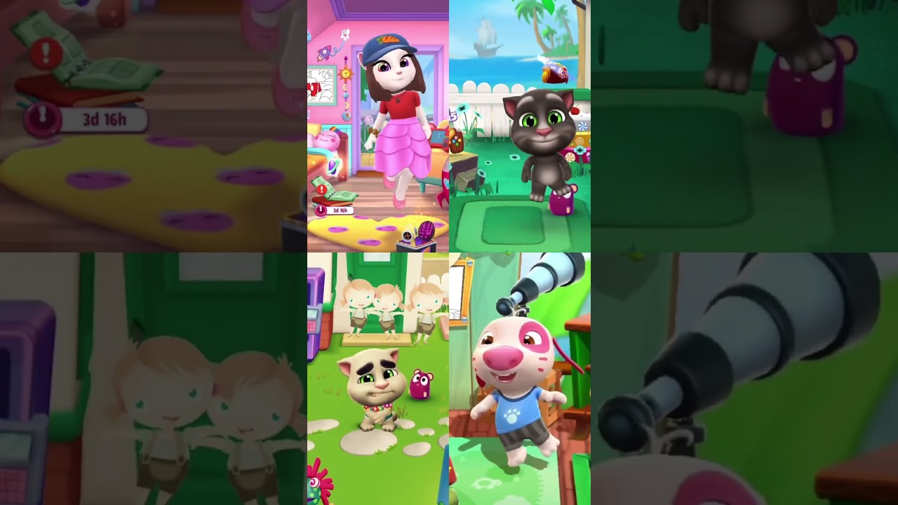 which is the best #mytalkingtom #mytalkingangela2 #hank #trending #shorts