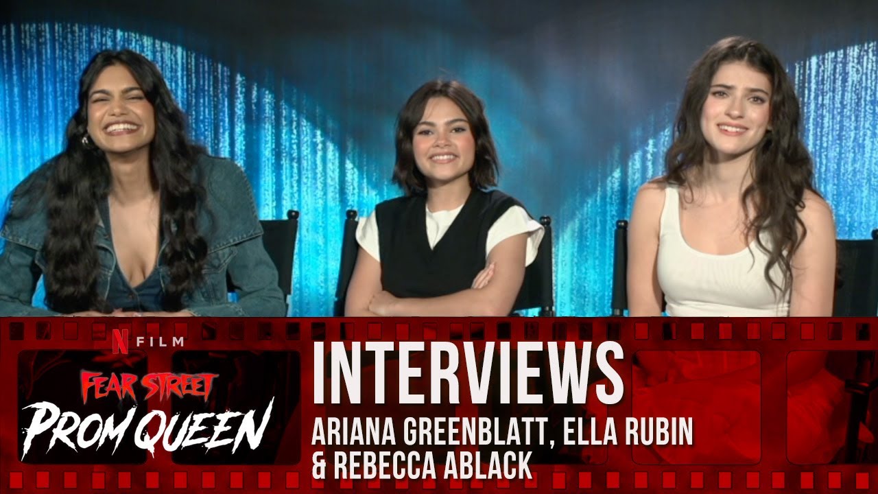 Ariana Greenblatt, Ella Rubin & Rebecca Ablack INTERVIEW - Fear Street: PROM QUEEN