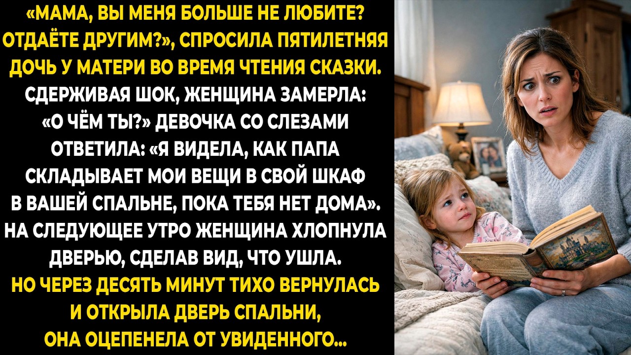 «Мама, вы меня больше не любите? Отдаёте другим?» — спросила пятилетняя дочь у матери во время чтени