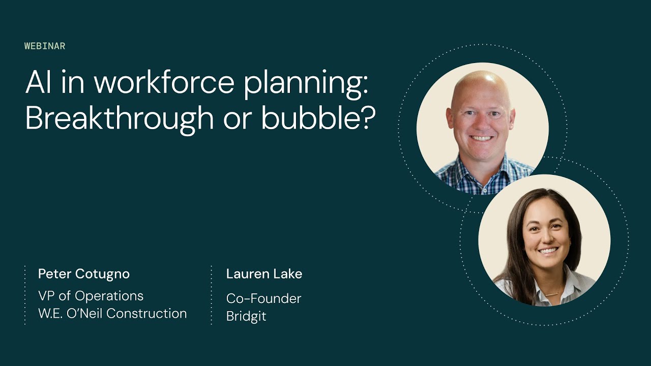 AI in workforce planning: Breakthrough or bubble? [Free webinar]
