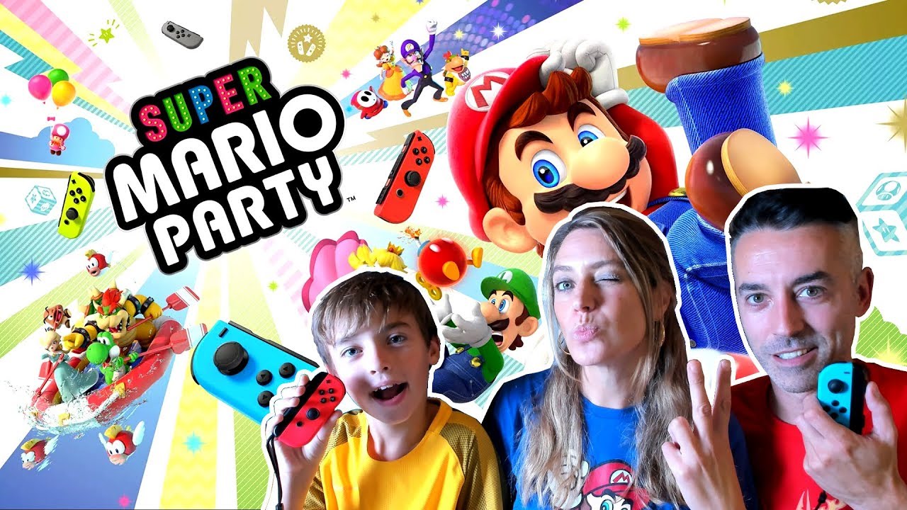 SUPER MARIO PARTY NINTENDO SWITCH EN FAMILIA