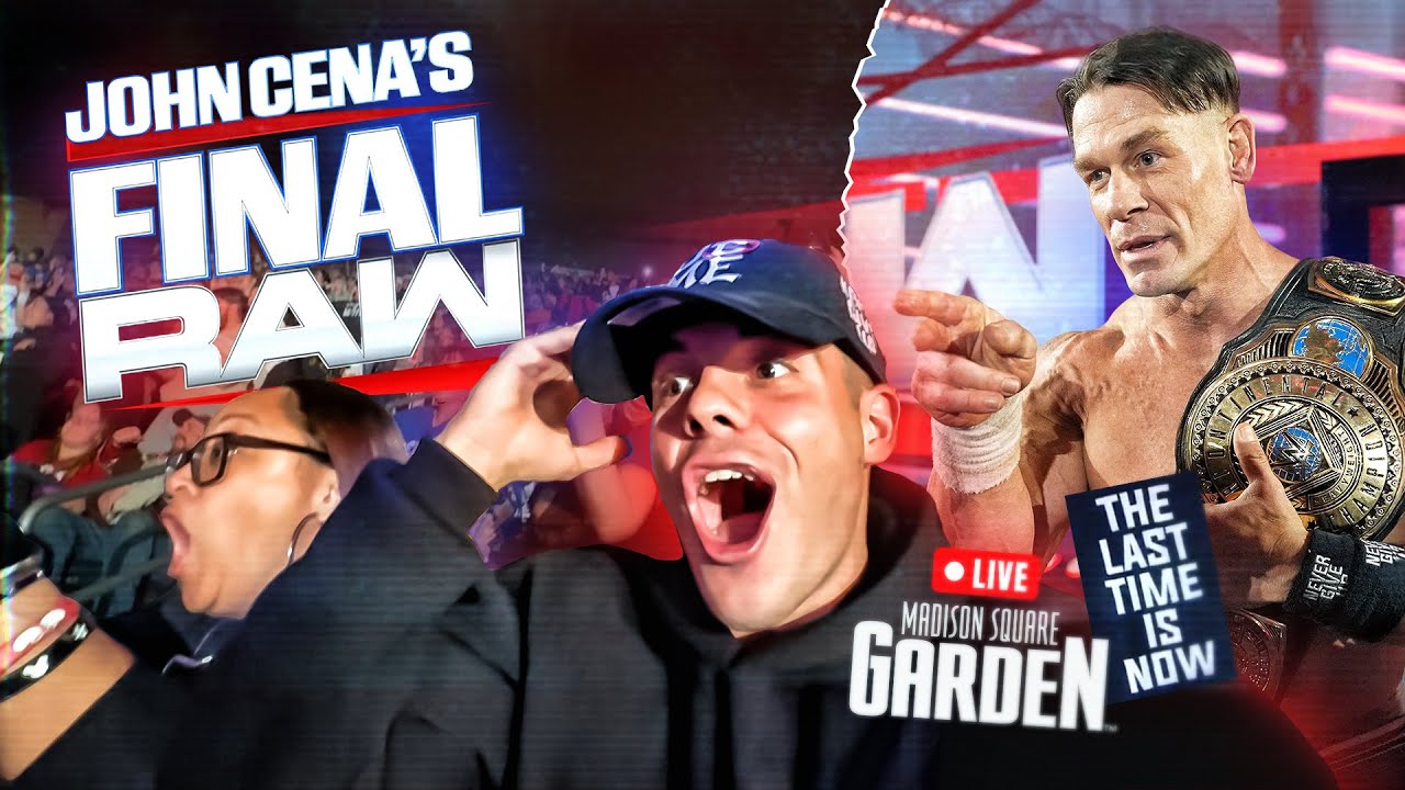 Ho visto John Cena al suo ULTIMO RAW dal vivo! (Madison Square Garden)