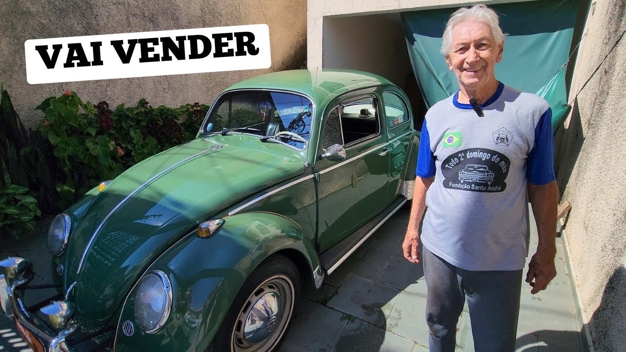 Raridade à Venda: FUSCA 1300 1969 Verde Folha - Não Perca!