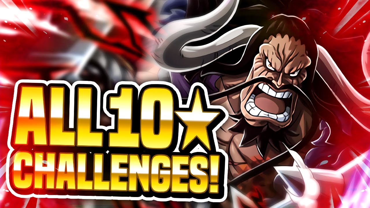 VS LEGENDS ARE OP!! VS Kaido vs. All ★10 Garp Challenges! (ONE PIECE Treasure Cruise)