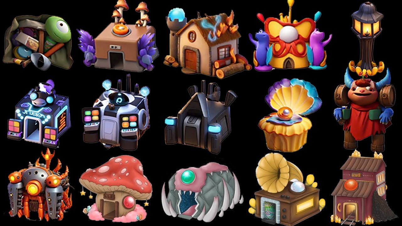 All Inactive Epic Wubbox Vs Epic Wubbox Fanmade on All Islands | My Singing Monsters