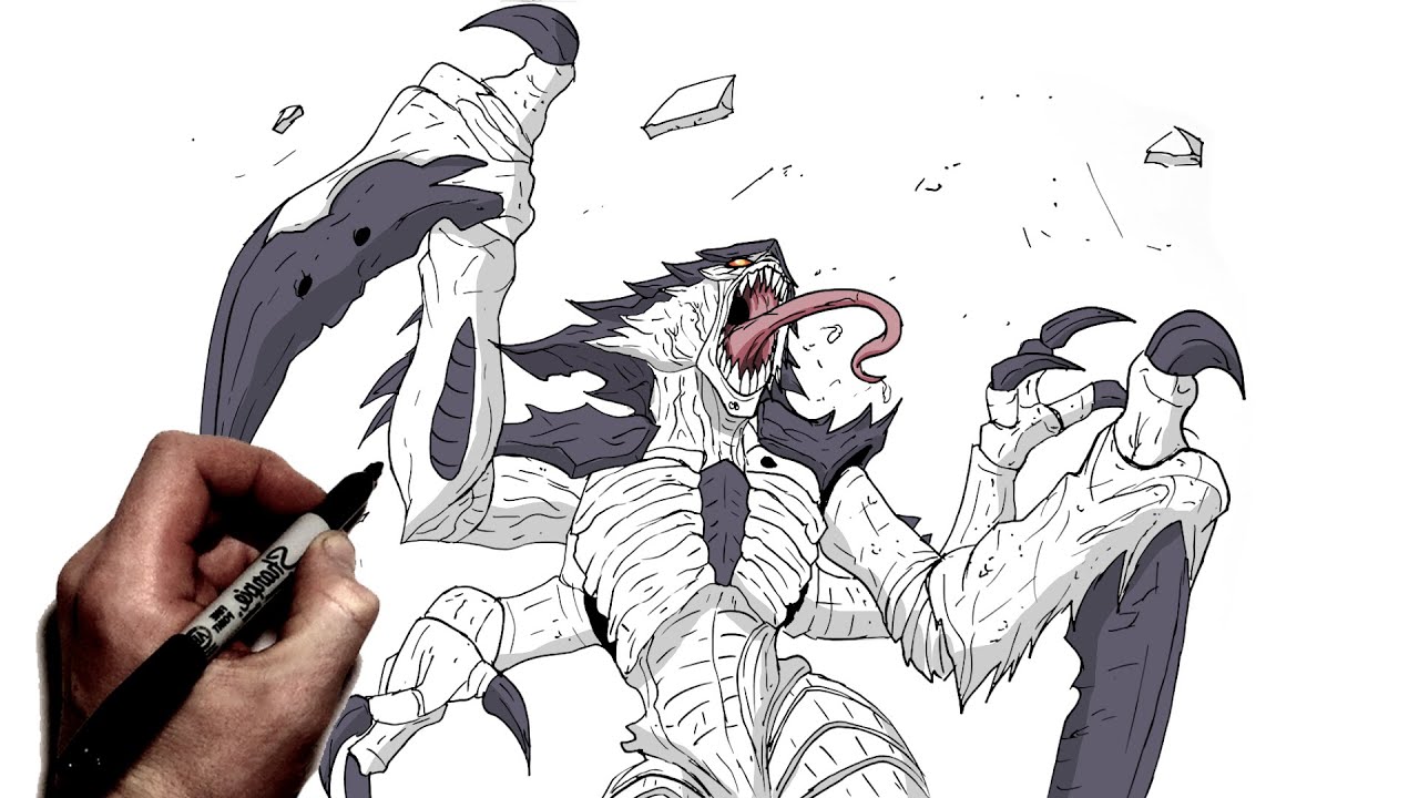 How To Draw Tyranid | Step By Step | Warhammer 40k