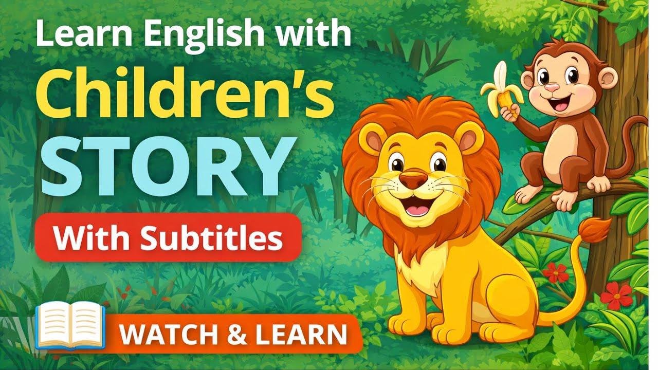 Learn English in a fun and natural way with this children’s story in English