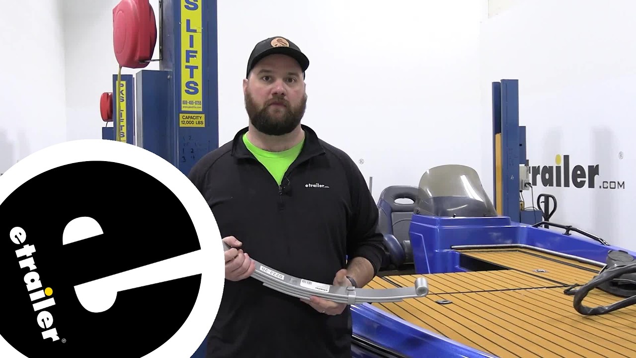 Checking Out the etrailer Rust-Resistant 4-Leaf Double Eye Spring for 3.5K Trailer Axles