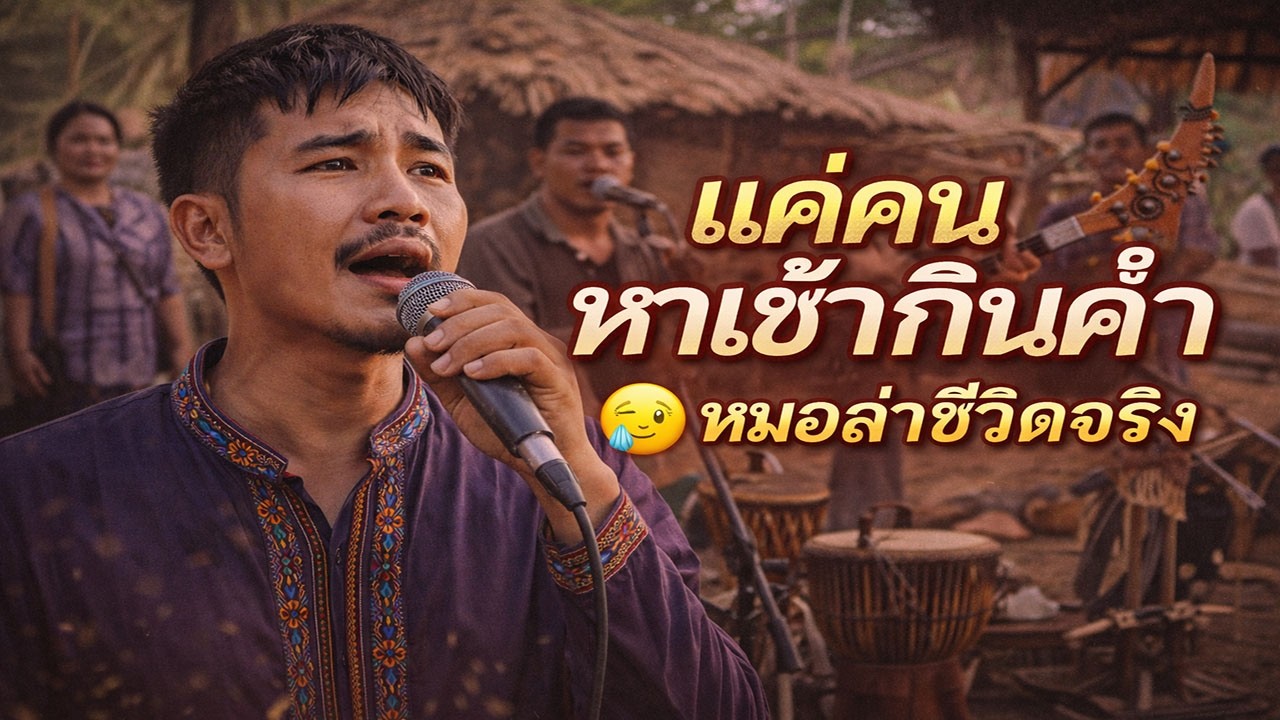 แค่คนหาเช้ากินค่ำ 😢 | หมอลำชีวิตจริง ของคนจนสู้ชีวิต (Official Video)
