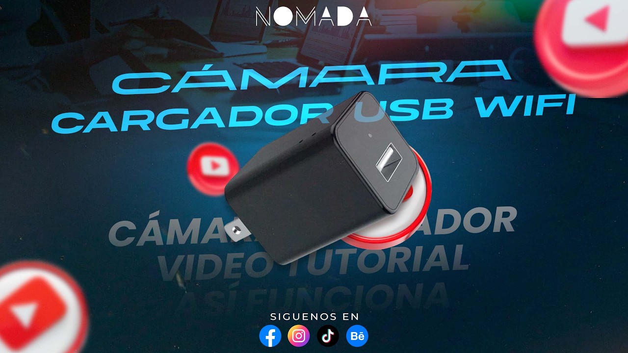 👀 CARGADOR DE PARED CON CÁMARA ESPÍA WIFI | ASÍ ES COMO FUNCIONA | TUTORIAL 👀 #camarasdevigilancia
