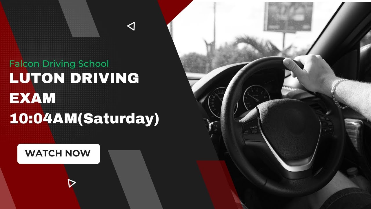 Luton Driving Exam 10:04AM 2023 Weekend Exam Congratulations :Drive With Falcon