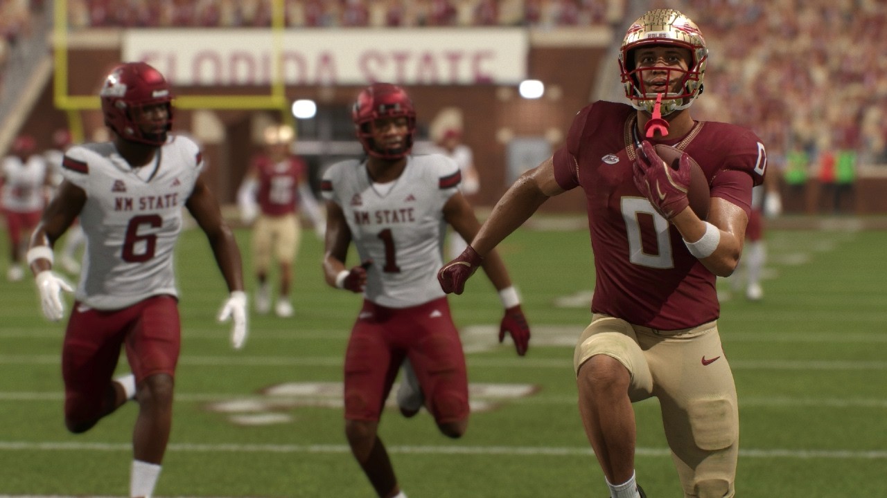 Florida State против New Mexico State &mdash; лучшие моменты NCAA Football 29/08 (симуляция College Foo...
