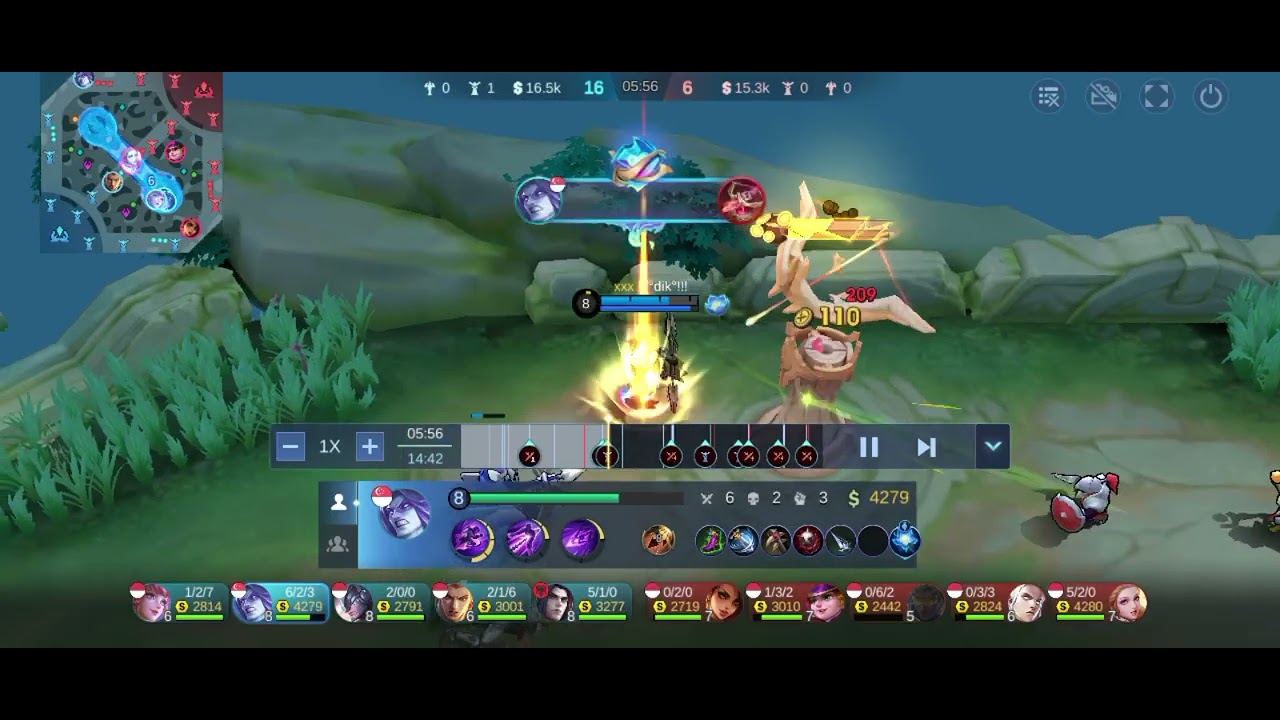 Cukup lumayan gacor untuk kali ini mlbb gameplay Indonesia 