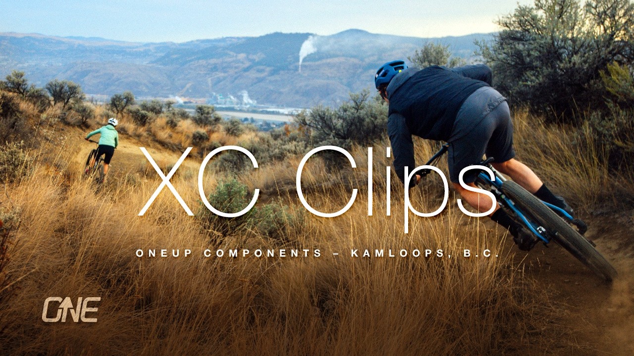Riding the OneUp XC Clip Pedals in Kamloops.