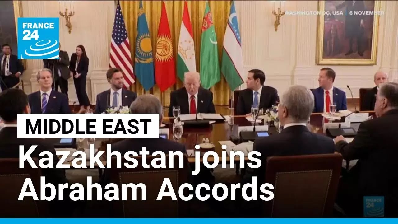 Kazakhstan joins Abraham Accords after White House summit &bull; FRANCE 24 English