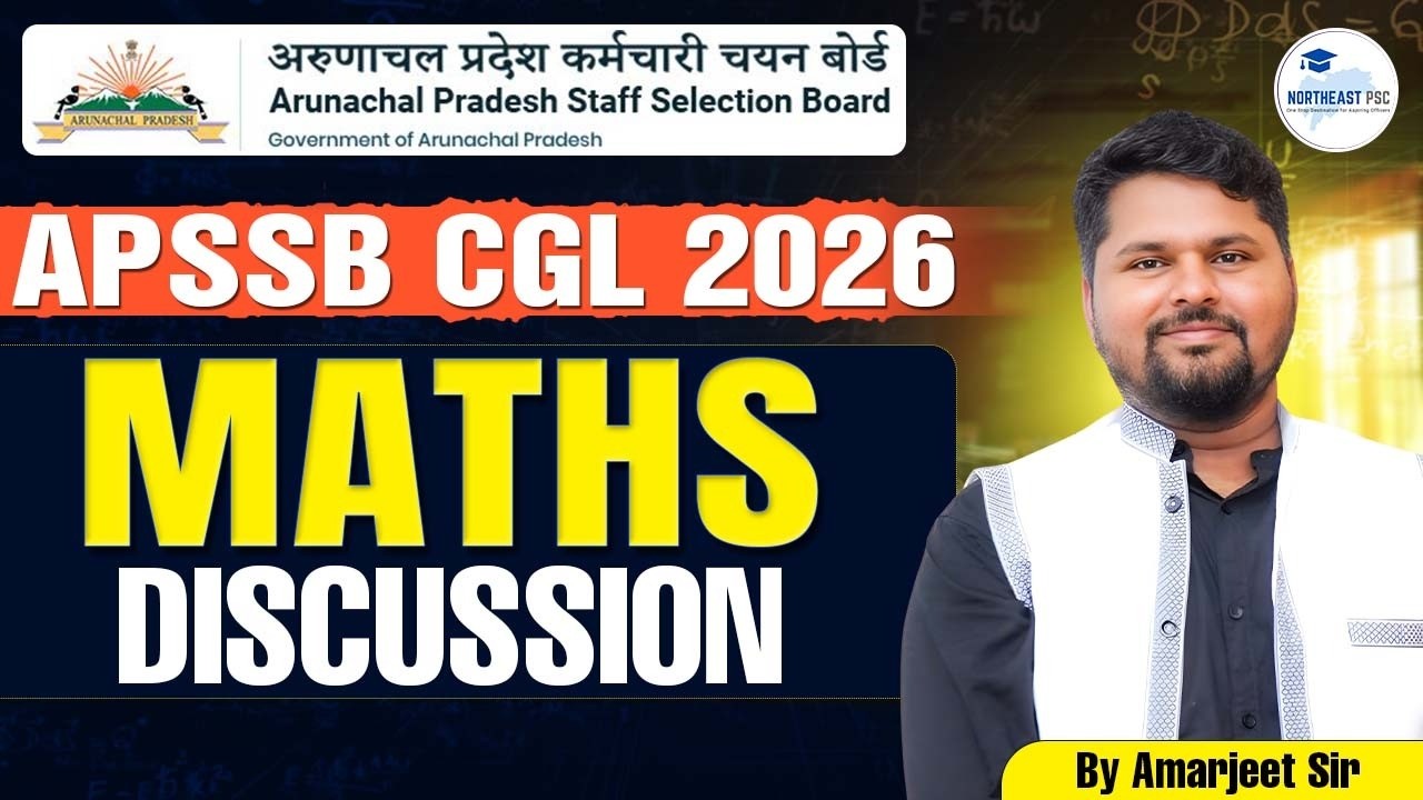 APSSB CGL 2026 I Maths Discussion I by Amarjeet Sir #apssb #cgl2026