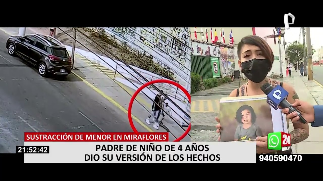 Padre que sustrajo a menor en Miraflores: “En Perú no existe el secuestro entre padres”