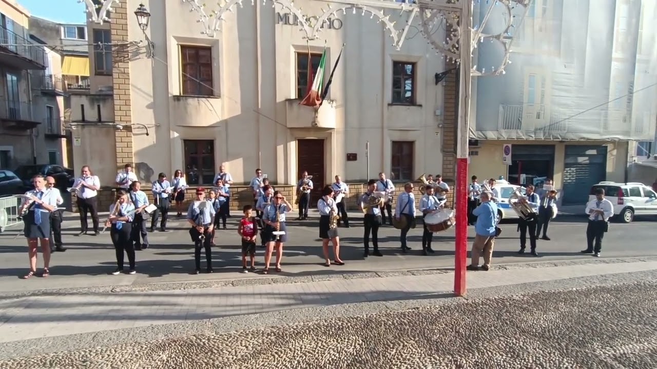 Marcia Brillante (Marisa) Bartolucci. Banda musicale S.Pistone di Nissoria, M°Filippo Pistone